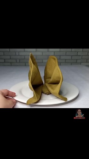 Double Stand Fan Napkin Folding Tutorial