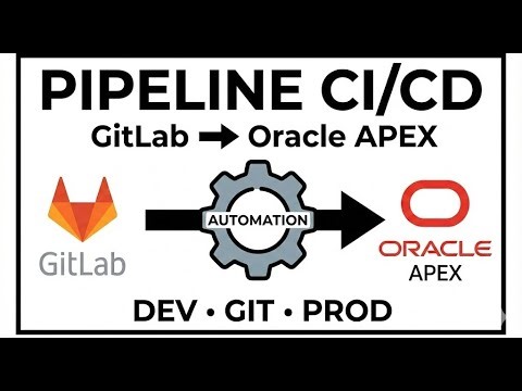 Gitlab pipeline CI/CD Oracle APEX Enviroment DEV - MAI