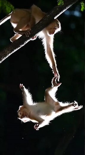 Did This Monkey Just Fall From The Tree?