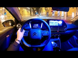 New CITROEN C4 X (2024) - NIGHT POV test drive & FULL REVIEW (e-C4 X)