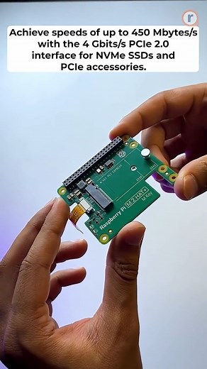 Robu.in - ONLINE STORE FOR ELECTRONICS | Finally, your Raspberry Pi 5 can stop struggling with slow SD cards . . With the Official Raspberry Pi M.2 HAT+ (Compact), you can boot... | Instagram