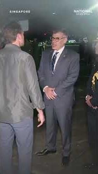 Hegseth arrives in Singapore