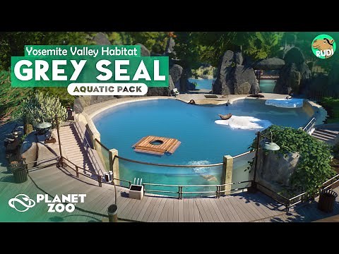 GREY SEAL Show & Natural Habitat - Yosemite Valley - Planet Zoo Aquatic Pack