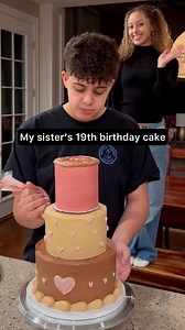 Check out how I made my sister’s 19th birthday cake and my first 3 tier cake. Ik I have a lot to explain about this one and I will in a longer video bc this cake was crazy and my sister is extra with her cakes😅 Any guesses on what the flavors and fillings are👀 15 year old baker and cake decorator in Utah Jonahs Got Cake | Jonahs Got Cake