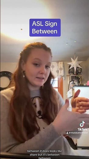 Learn How To Sign "Between" in ASL for Beginners | American Sign Language #shorts