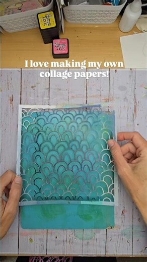 Gelli plate fun making my own collage papers. #mixedmedia #gelliplate #speedball