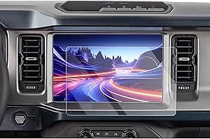 CDEFG 2 Pack Anti Glare Screen Protector Compatible with 2021-2024 Ford Bronco 12 Inch, Anti Reflection Touch Screen Guard for 2021-2024 Ford Bronco Accessories (2PCS Anti Glare)