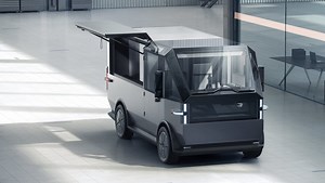 Elektrischer Mehrzwecklieferwagen Canoo MPDV für die letzte Meile