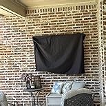 VIVO Flat Screen TV Cover Protector for 65 to 70 inch Screens, Universal, Outdoor, Weatherproof, Water Resistant COVER-TV065B