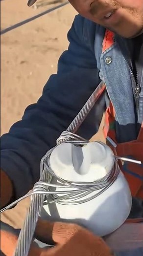 Rigging Skills in Action | Perfect Steel Cable Connection