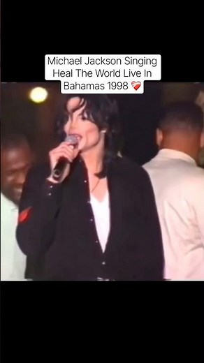 MJ Singing Heal The World Live In Bahamas 1998 ❤️‍🩹 #michaeljackson #moonwalkers #viral #mjfan