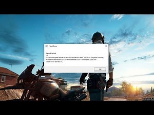 How to Fix PUBG Lite PC Error 8876017c