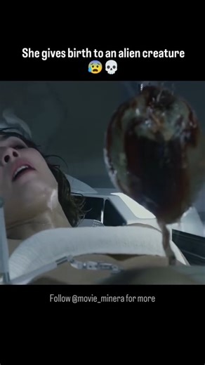 Movie Miners on Instagram: "💀 This scene is pure nightmare fuel... . . Trapped alone on the deserted ship, Dr. Elizabeth Shaw realizes an alien creature is growing inside her at terrifying speed. With no one to help, she climbs into an automated surgical pod, programs it herself, and screams in agony as the machine’s robotic arms slice open her abdomen. Cold metal clamps pull out the writhing, tentacled embryo while she fights to stay conscious through the blood and pain — in one of the most vi