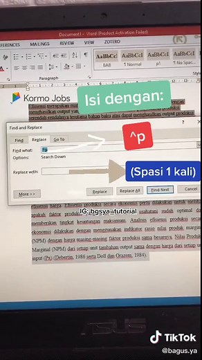 Cara Merapikan Tulisan Hasil Copy Paste dari PDF ke Word
