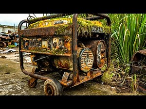 Left to Rot for Years! Saving a Rusted Generator from the Scrapyard....!