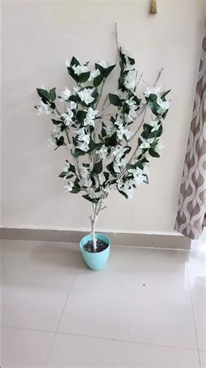 artificial tree DIY 🌳 homedecor ideas #diy #homedecor #diyhomedecor #craftyhome #homemade