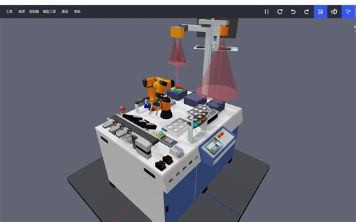 协作机器人多功能仿真