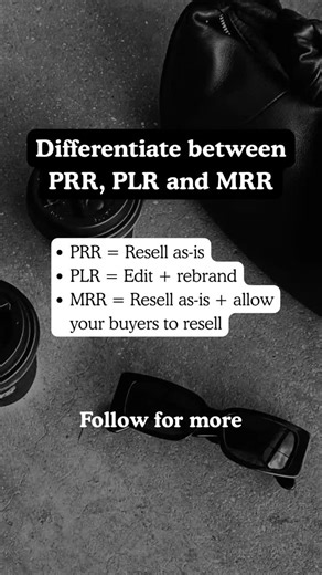 Curious about the differences between PRR, PLR, and MRR? Each license...