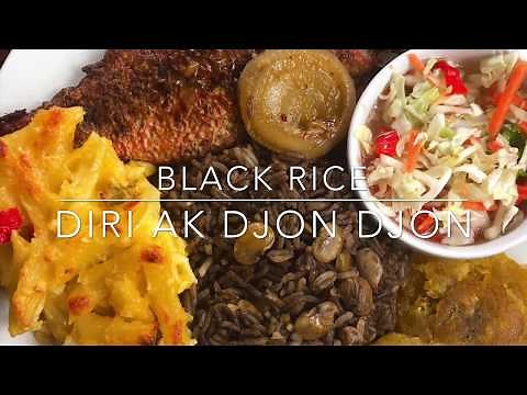 How To Make DJON DJON Rice (Haitian Black Rice)