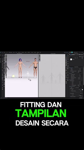 Kenali Pentingnya Avatar dalam CLO3D⁉️ #clo3dtutorial #belajarclo3d