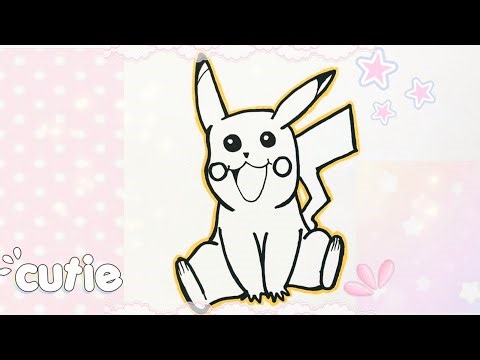 DRAW Your Favorite Pikachu From Pokemon Cartoon Now |