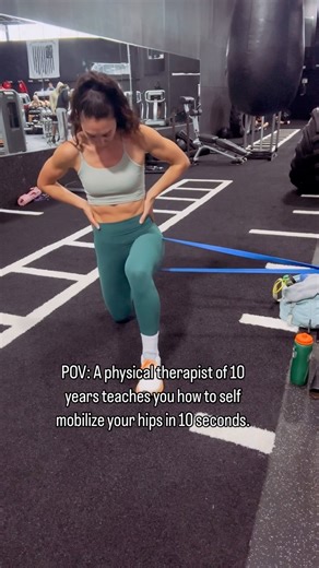 🚨Save and Try! Tight hips? Limited flexion or internal rotation? These banded self-mobilizations might be the missing link. Here’s what’s happening… I’m using a resistance band to create joint distraction at the hip—basically pulling the femur away from the socket just enough to reduce compression and give the joint more space to move. Then I move actively through flexion and internal rotation—two ranges most people lose with sitting, poor movement patterns, or past injuries. *Why it works: ✅ I