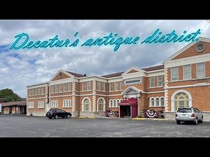 There is an antique district in Decatur IL! Wabash Antique mall and Never forgotten thymes.