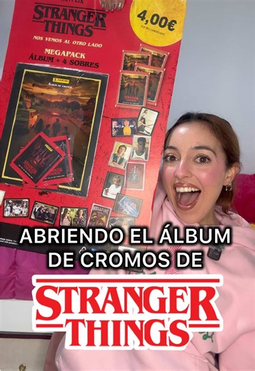 ABRIENDO EL ÁLBUM DE CROMOS/ESTAMPITAS ✨ DE 🖤 STRANGER THINGS ❤️ Esta sudadera tan chuliiii 🌸 que llevo puesta es de @In Print We Trust 🎀 la puedes conseguir con descuento usando mi código: TAMIBARROSO10 (publi) 🫦 #strangerthings #albumcromosstrangerthings #albumstrangerthings #strangerthings5 #strangerthingsalbum