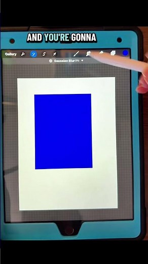 How to Make a PERFECT Rectangle in Procreate | Clean Shapes, Rounded Corners & Soft Blur