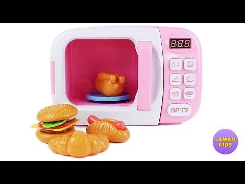 Create and Learn with Toy Kitchen Cooking | Preschool Learning Video