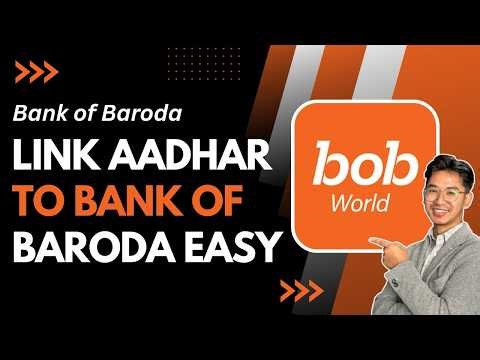 How to Link Aadhaar to Bank of Baroda Account !