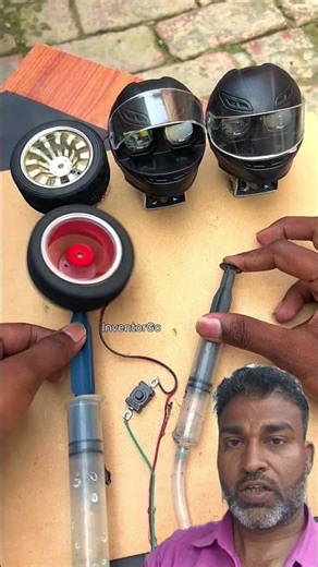 Generate electricity alloy wheel and_Dc Motor #scienceproject #dcmotor #diyscience 🛵