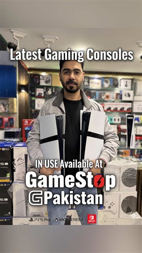 We showcase the most in-demand gaming consoles in use today, including Xbox Series X (1TB, 120Hz), PS5 Pro in perfect 10/10 condition with all accessories, PS5 Slim (Disc & Digital), PS4, Xbox Series S, and Xbox One S. ✔️ Brand New & Used Consoles ✔️ Limited Stock Available ✔️ Best Competitive Prices 🚚 Delivery Available All Over Pakistan 🌐 www.gamestop.com.pk 📍 DHA Phase 6, Lahore (Near Dolmen Mall) 📍 Bahria Town, Lahore #GameStopPakistan #ps5pro #xboxseriesx #gamingconsoles #usedelectronic