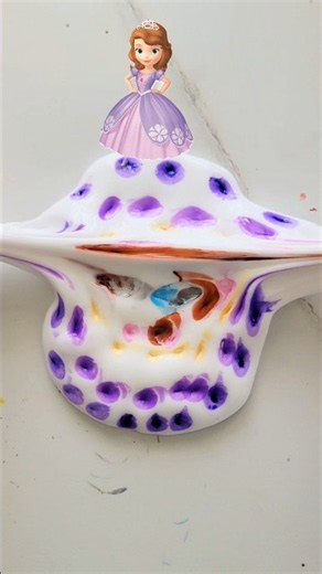 Princess Sofia mixing Colors #slimeasmr #mixingcolors #princesssofia #asmrvideos