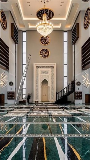 Small Neighborhood Mosque Transformed into Luxury Metallic Epoxy Masterpiece 🕌✨