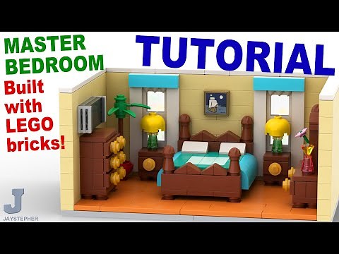 LEGO Master Bedroom DIY How To Build Tutorial