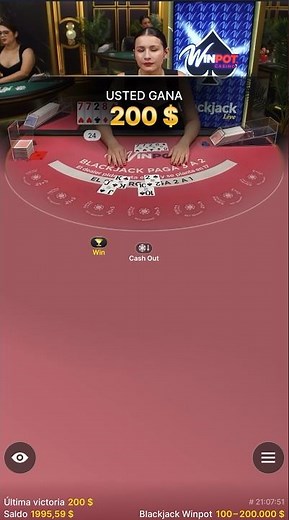 21 Blackjack Session Side Bet WIN ($140 Hand Bet) | Winpot Casino App 🎰