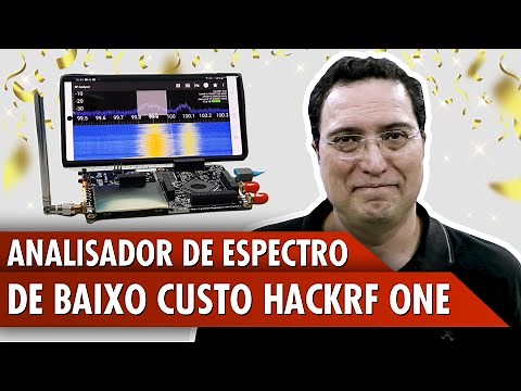 Analisador de Espectro de baixo custo HackRF one
