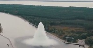 Viral: World War II bomb explodes underwater as navy attempts to defuse it [WATCH]