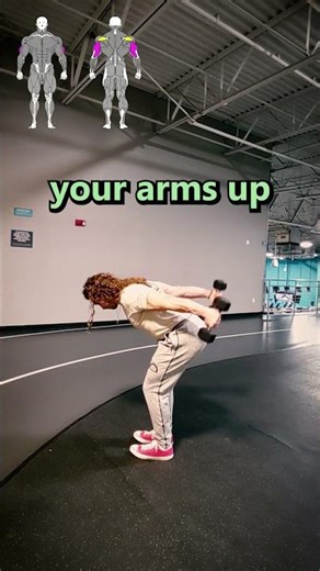 Standing Bent-Over Two-Arm Triceps Extension