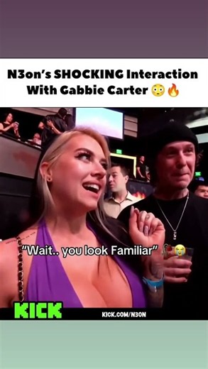 N3on’s SHOCKING Interaction With Gabbie Carter 😳🔥 #n3on #viral #kickstreamer