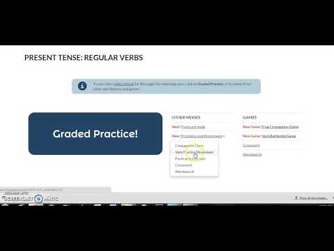 Tutorial for Conjuguemos Activities (3/3): Flashcards & Printables