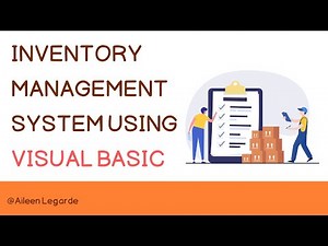 INVENTORY MANAGEMENT SYSTEM USING VISUAL BASIC