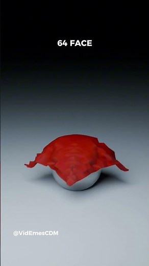 Cloth Simulation Test in Blender 🧵✨ | High Subdivision Physics