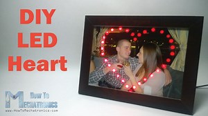 DIY LED Heart Photo Frame - Arduino Project