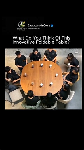 This Foldable Table Design Is Pure Genius 🤯