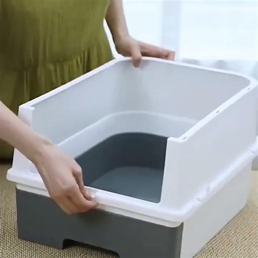 Extra Large Cat Litter Box 🐾 | Easy to Clean, Odor Resistant, Leak-Proof & Durable