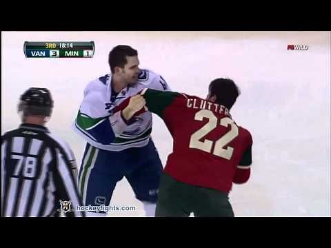 Maxim Lapierre vs Cal Clutterbuck Feb 9, 2012