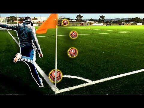 HOW TO KICK CORNERS LIKE A PRO | FOOTBALL SKILLS TUTORIAL FOR BEGINNERS