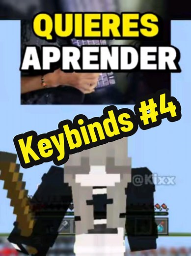 Cómo configurar keybinds en Minecraft para PvP